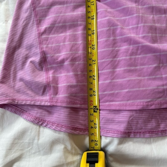 ATHLETA Racerback Varied Stripe Workout Chi Tank Top Sleeveless Purple Size M‎ - Picture 4 of 8